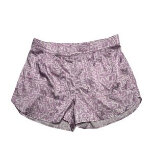 New Stella McCartney Pink Silk Graffiti Pajama Shorts Size Medium